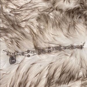 Brighton bracelet silver with heart charm